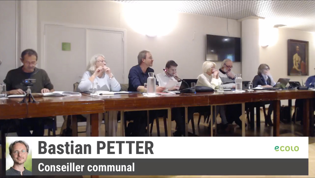 Les interventions du groupe ECOLO au Conseil communal du 20 décembre 2022